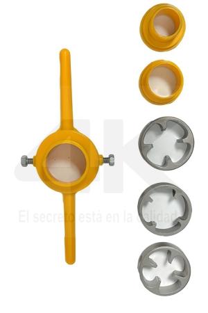 TERRAJA PLASTICA 6PZ 1/2 - 3/4 - 1