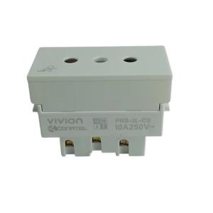 TOMA MODULAR 3 EN LINEA BLANCO CONATEL LINEA PRESTA 719666