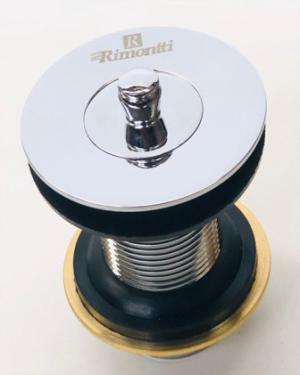 VALVULA LAVATORIO 7/8 TAPÓN BRONCE [CROMADO]