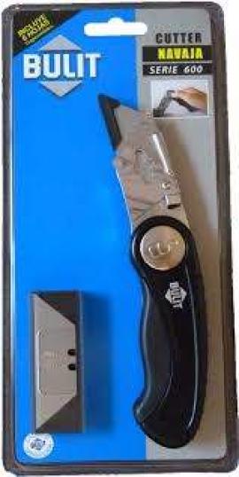 cutter navaja bulit c/6 hojas serie 600